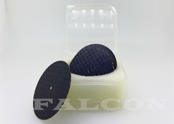 品質  Black Reinforced Dental Diamond Discs 0.7mm Cut off Grinding Wheel 工場